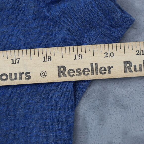 5TH Ocean Shirt Womens L Blue Chicago Cubs Short Sleeve VNeck Knit Casual Tee - Picture 5 of 16